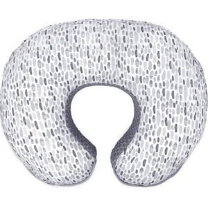Hoppy Luxe Original Nursing Pillow - Grey Pennydot